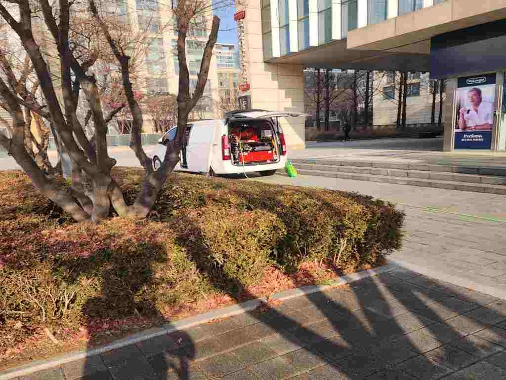 송파구 상가 건물 고압세척 출동